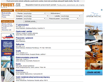 Tablet Screenshot of ponuky.sk